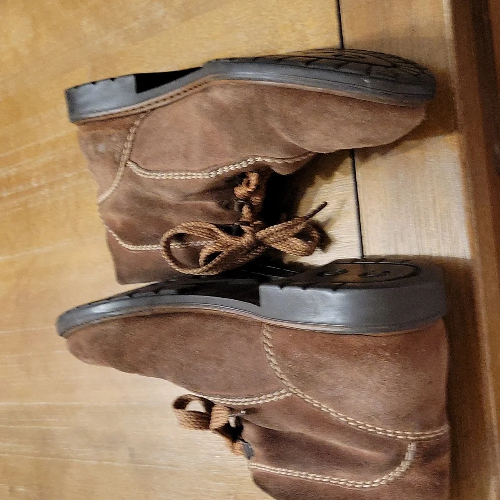 VINTAGE FAYVA SUEDE RIDING BOOTS - Picture 8 of 13